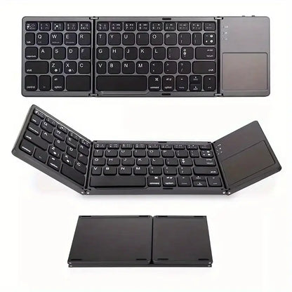 B033 Ultra-Slim Wireless Foldable Keyboard