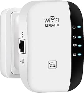 WiFi Extender, 3650 Sq Ft, 45 Devices, UK Plug