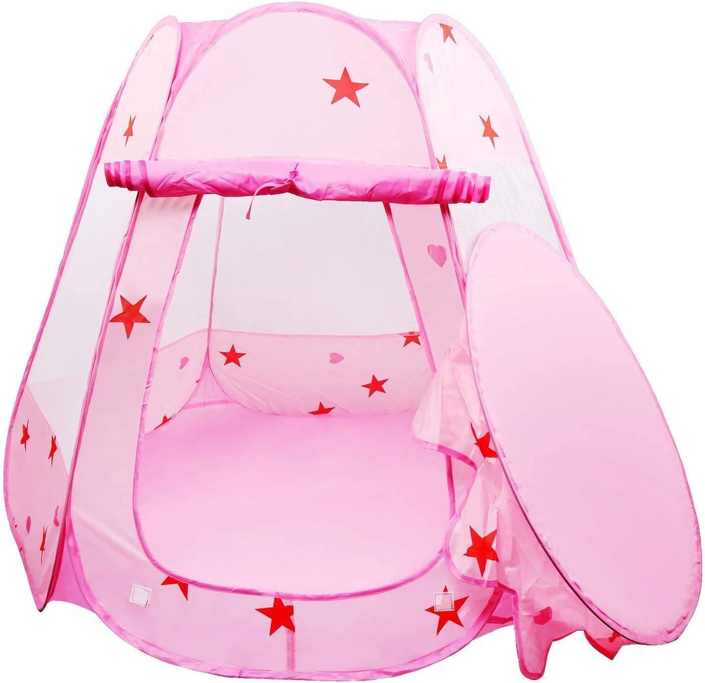 Princess Pop Up Playhouse, Play Tent, (Pink,47 * 35 Inch)