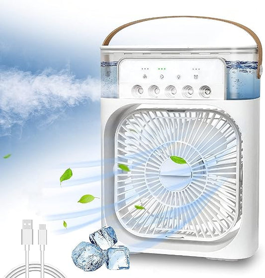 Mini Portable Air Conditioner Humidifier Strong Wind